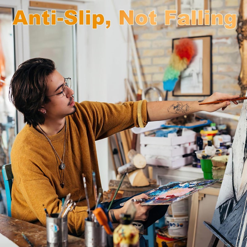 Coolrunner 6 Pcs Anti-Slip Elastic Shirt Sleeve Holders Metal Armbands for Band Stretch Garters (Gold, One Size) - Image 5